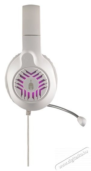 SPARTAN GEAR - Medusa Wired feh&eacute;r-sz&uuml;rke headset Audio-Video / Hifi / Multim&eacute;dia - F&uuml;l &eacute;s Fejhallgat&oacute;k - Fejhallgat&oacute; mikrofonnal / headset - 440070