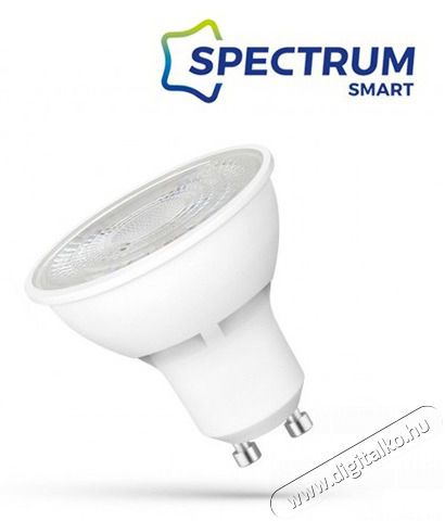 SPECTRUMLED Smart 5W/480Lm/RGBW+CCT+DIM/IP20/GU10/50fok LED GU10 led f&eacute;nyforr&aacute;s H&aacute;ztart&aacute;s / Otthon / K&uuml;lt&eacute;r - Vil&aacute;g&iacute;t&aacute;s / elektromoss&aacute;g - GU10 foglalat&uacute; izz&oacute; - 458983