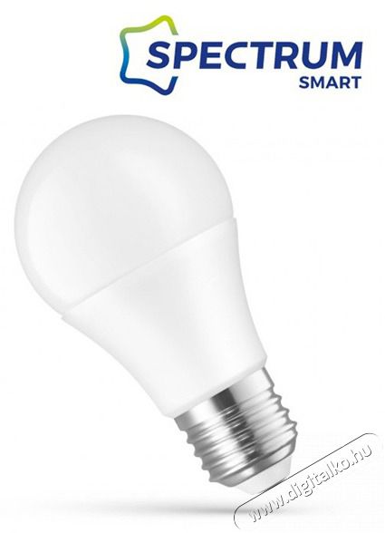 SPECTRUMLED Smart 9W/850Lm/RGBW+CCT+DIM/IP20/E27 WiFi LED k&ouml;rte led f&eacute;nyforr&aacute;s H&aacute;ztart&aacute;s / Otthon / K&uuml;lt&eacute;r - Vil&aacute;g&iacute;t&aacute;s / elektromoss&aacute;g - E27 foglalat&uacute; izz&oacute; - 458982