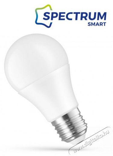 SPECTRUMLED Smart 9W/850Lm/RGBW+CCT+DIM/IP20/E27 WiFi LED k&ouml;rte led f&eacute;nyforr&aacute;s H&aacute;ztart&aacute;s / Otthon / K&uuml;lt&eacute;r - Vil&aacute;g&iacute;t&aacute;s / elektromoss&aacute;g - E27 foglalat&uacute; izz&oacute; - 458982