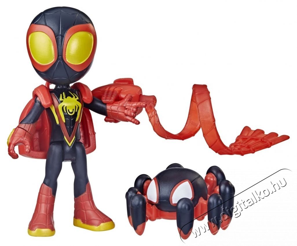 Spider-man Playset Spidey and his Amazing Friends - Web-Spinners, Figura &eacute;s kieg&eacute;sz&iacute;tők, Miles Morales 10 cm H&aacute;ztart&aacute;s / Otthon / K&uuml;lt&eacute;r - J&aacute;t&eacute;k / Sport - J&aacute;t&eacute;kfigura - 534688