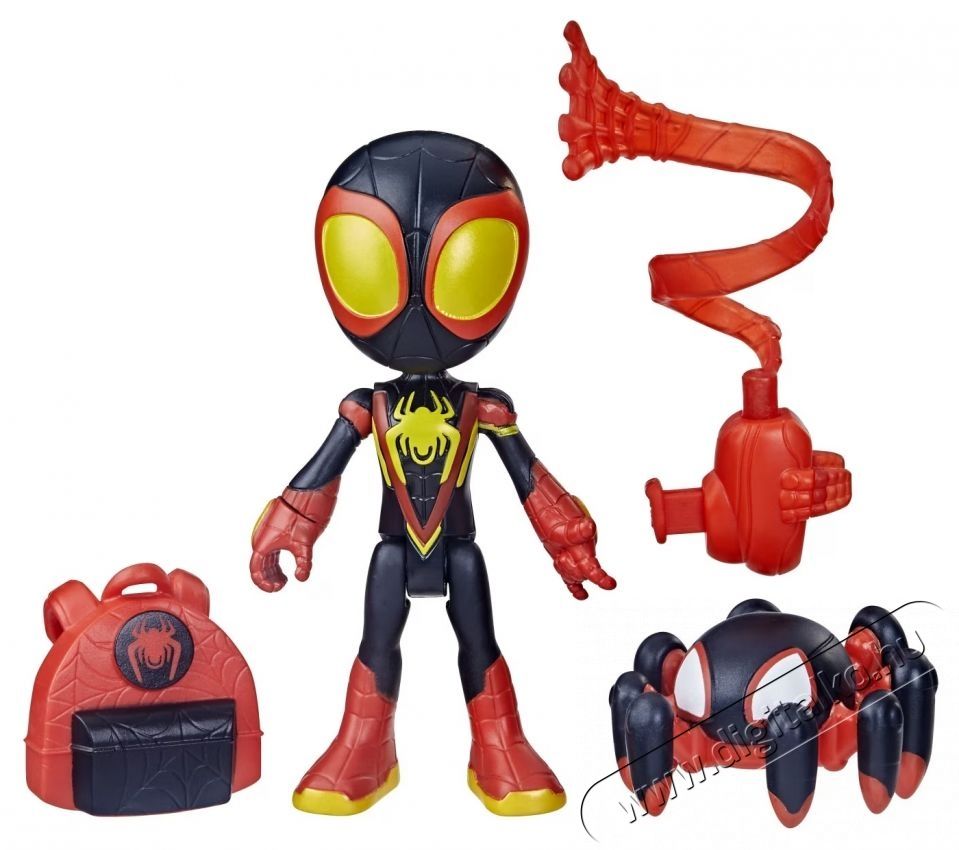 Spider-man Playset Spidey and his Amazing Friends - Web-Spinners, Figura &eacute;s kieg&eacute;sz&iacute;tők, Miles Morales 10 cm H&aacute;ztart&aacute;s / Otthon / K&uuml;lt&eacute;r - J&aacute;t&eacute;k / Sport - J&aacute;t&eacute;kfigura - 534688