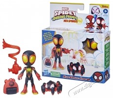 Spider-man Playset Spidey and his Amazing Friends - Web-Spinners, Figura &eacute;s kieg&eacute;sz&iacute;tők, Miles Morales 10 cm H&aacute;ztart&aacute;s / Otthon / K&uuml;lt&eacute;r - J&aacute;t&eacute;k / Sport - J&aacute;t&eacute;kfigura - 534688