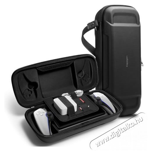SPIGEN Rugged Armor Pro Pouch Black Playstation Portal v&eacute;dőtok &Uacute;jdons&aacute;gok - &Uacute;j term&eacute;kek - 520741