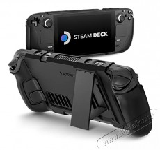 SPIGEN Thin Fit with Kick Stand Black Steam Deck - &Uacute;jdons&aacute;gok - &Uacute;j term&eacute;kek - 520742