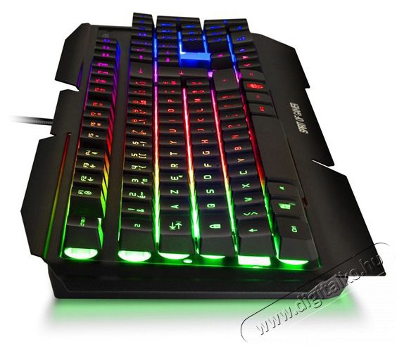 SPIRIT OF GAMER PRO-K5 HUN fekete RGB USB gamer billentyűzet Iroda &eacute;s sz&aacute;m&iacute;t&aacute;stechnika - Billentyűzet / billentyűzet szett - Vezet&eacute;kes - 404531