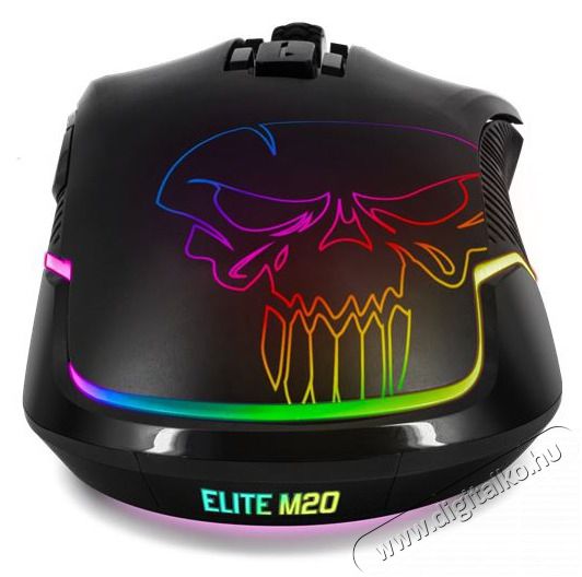 SPIRIT OF GAMER ELITE-M20 4800DPI fekete vezet&eacute;k n&eacute;lk&uuml;li gamer eg&eacute;r Iroda &eacute;s sz&aacute;m&iacute;t&aacute;stechnika - Eg&eacute;r - Vezet&eacute;k n&eacute;lk&uuml;li eg&eacute;r - 455600
