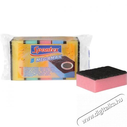 SPONTEX mosogat&oacute;szivacs Megamax 5db/csomag Konyhai term&eacute;kek - Egy&eacute;b / Konyhai kieg&eacute;sz&iacute;tő - 387761