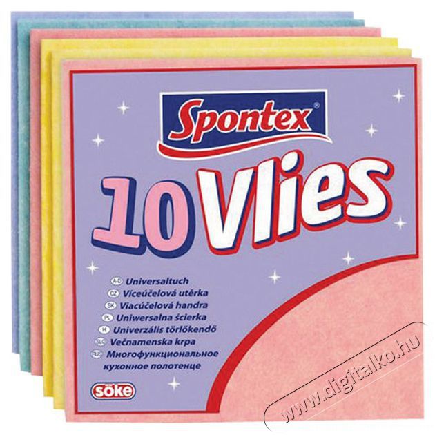 SPONTEX 10db t&ouml;rlőkendő Konyhai term&eacute;kek - Egy&eacute;b / Konyhai kieg&eacute;sz&iacute;tő - 388052