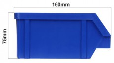 Stalflex BIN-S-B k&eacute;k sz&iacute;nű kis m&eacute;retű t&aacute;rol&oacute;doboz H&aacute;ztart&aacute;s / Otthon / K&uuml;lt&eacute;r - Lak&aacute;sfelszerel&eacute;s - T&aacute;rol&oacute; - 390669