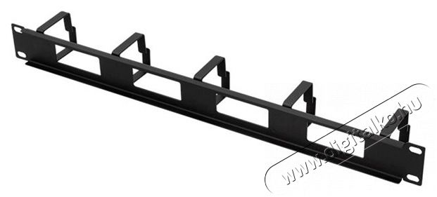 Stalflex CO19-1U-TB-B 19 1U h&aacute;ts&oacute; lyukas gyűrűs fekete k&aacute;belrendező Iroda &eacute;s sz&aacute;m&iacute;t&aacute;stechnika - H&aacute;l&oacute;zat - H&aacute;l&oacute;zati kieg&eacute;sz&iacute;tő - 390665