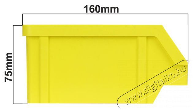 Stalflex BIN-S-Y s&aacute;rga sz&iacute;nű kis m&eacute;retű t&aacute;rol&oacute;doboz H&aacute;ztart&aacute;s / Otthon / K&uuml;lt&eacute;r - Lak&aacute;sfelszerel&eacute;s - T&aacute;rol&oacute; - 390670