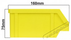 Stalflex BIN-S-Y s&aacute;rga sz&iacute;nű kis m&eacute;retű t&aacute;rol&oacute;doboz H&aacute;ztart&aacute;s / Otthon / K&uuml;lt&eacute;r - Lak&aacute;sfelszerel&eacute;s - T&aacute;rol&oacute; - 390670