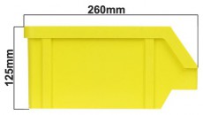 Stalflex BIN-L-Y s&aacute;rga sz&iacute;nű nagy m&eacute;retű t&aacute;rol&oacute;doboz Iroda &eacute;s sz&aacute;m&iacute;t&aacute;stechnika - Egy&eacute;b sz&aacute;m&iacute;t&aacute;stechnikai term&eacute;k - 434384