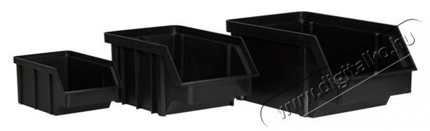 Stalflex BIN-S-BCK fekete sz&iacute;nű kis m&eacute;retű t&aacute;rol&oacute;doboz H&aacute;ztart&aacute;s / Otthon / K&uuml;lt&eacute;r - Lak&aacute;sfelszerel&eacute;s - T&aacute;rol&oacute; - 450258