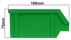 Stalflex BIN-S-G z&ouml;ld sz&iacute;nű kis m&eacute;retű t&aacute;rol&oacute;doboz H&aacute;ztart&aacute;s / Otthon / K&uuml;lt&eacute;r - Lak&aacute;sfelszerel&eacute;s - T&aacute;rol&oacute; - 450257