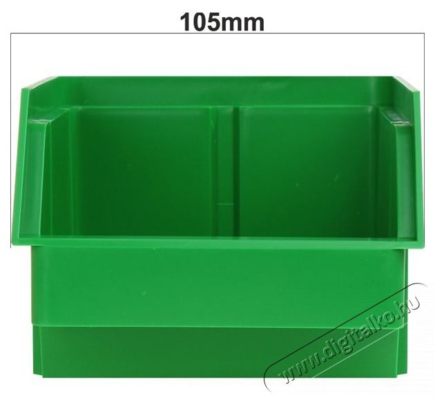 Stalflex BIN-S-G z&ouml;ld sz&iacute;nű kis m&eacute;retű t&aacute;rol&oacute;doboz H&aacute;ztart&aacute;s / Otthon / K&uuml;lt&eacute;r - Lak&aacute;sfelszerel&eacute;s - T&aacute;rol&oacute; - 450257