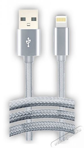 Stansson 0,5m Lightning fonott k&aacute;bel Mobil / Kommunik&aacute;ci&oacute; / Smart - Mobiltelefon kieg&eacute;sz&iacute;tő / tok - K&aacute;bel / &aacute;talak&iacute;t&oacute; - 387975