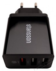 Stansson CH-300-BL 2,4A univerz&aacute;lis fekete h&aacute;l&oacute;zati gyorst&ouml;ltő Mobil / Kommunik&aacute;ci&oacute; / Smart - Mobiltelefon kieg&eacute;sz&iacute;tő / tok - H&aacute;l&oacute;zati-, aut&oacute;s t&ouml;ltő - 386020