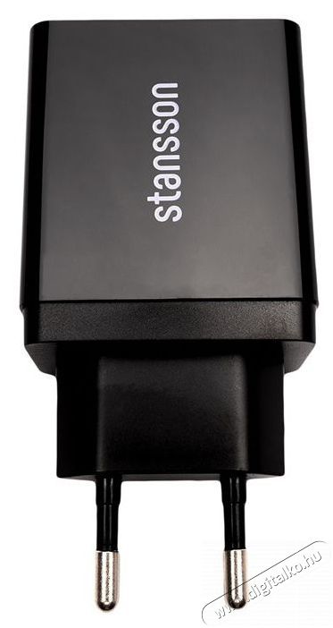 Stansson CH-300-BL 2,4A univerz&aacute;lis fekete h&aacute;l&oacute;zati gyorst&ouml;ltő Mobil / Kommunik&aacute;ci&oacute; / Smart - Mobiltelefon kieg&eacute;sz&iacute;tő / tok - H&aacute;l&oacute;zati-, aut&oacute;s t&ouml;ltő - 386020