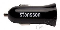 Stansson CH-100-BL 2,1A univerzális fekete autós töltő - Autóhifi / Autó felszerelés - Autós töltő / szivargyújtó adapter - 386027