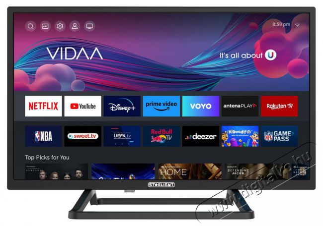 Star-Light 24DM6600 LED Smart Telev&iacute;zi&oacute;, 60 cm, HD Telev&iacute;zi&oacute;k - LED telev&iacute;zi&oacute; - 720p HD Ready felbont&aacute;s&uacute; - 495797