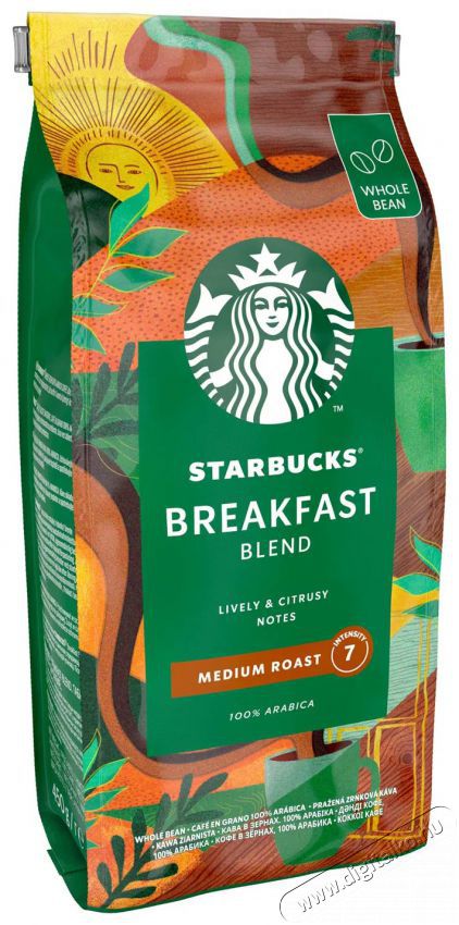 STARBUCKS Breakfast Blend 450 g Konyhai term&eacute;kek - K&aacute;v&eacute;főző / k&aacute;v&eacute;&ouml;rlő / kieg&eacute;sz&iacute;tő - K&aacute;v&eacute; kapszula / pod / szemes / őr&ouml;lt k&aacute;v&eacute; - 503782