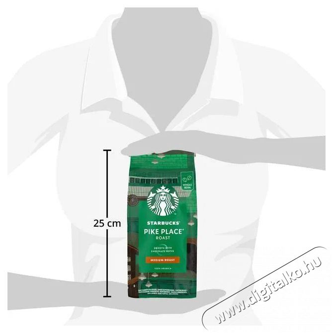 STARBUCKS Pike Place Espresso Roast, 450 g Konyhai term&eacute;kek - K&aacute;v&eacute;főző / k&aacute;v&eacute;&ouml;rlő / kieg&eacute;sz&iacute;tő - K&aacute;v&eacute; kapszula / pod / szemes / őr&ouml;lt k&aacute;v&eacute; - 503781
