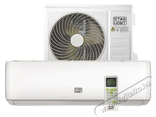 Star-Light ACT-12WIFI Kl&iacute;ma, 3.5kW, Fűt&eacute;s funkci&oacute;, Inverter, WiFi, Kijelző, A++ energiaoszt&aacute;ly, Feh&eacute;r H&aacute;ztart&aacute;s / Otthon / K&uuml;lt&eacute;r - Ventil&aacute;tor / L&eacute;gkondicion&aacute;l&oacute; - Split kl&iacute;ma - 537369