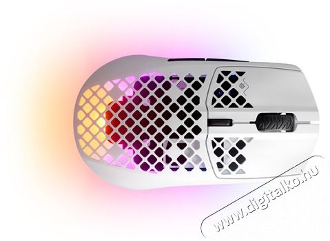 STEELSERIES Aerox 3 (2022) Snow wireless feh&eacute;r optikai gamer eg&eacute;r Iroda &eacute;s sz&aacute;m&iacute;t&aacute;stechnika - Eg&eacute;r - Vezet&eacute;k n&eacute;lk&uuml;li eg&eacute;r - 396014