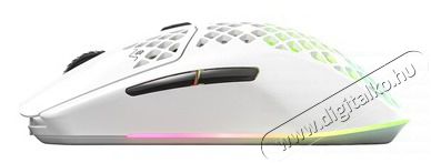 STEELSERIES Aerox 3 (2022) Snow wireless feh&eacute;r optikai gamer eg&eacute;r Iroda &eacute;s sz&aacute;m&iacute;t&aacute;stechnika - Eg&eacute;r - Vezet&eacute;k n&eacute;lk&uuml;li eg&eacute;r - 396014