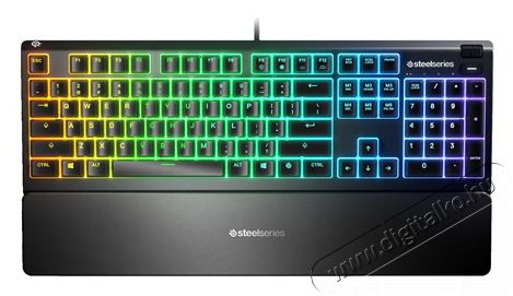 STEELSERIES Apex 3 US fekete gamer billentyűzet Iroda &eacute;s sz&aacute;m&iacute;t&aacute;stechnika - Billentyűzet / billentyűzet szett - Vezet&eacute;kes - 440304