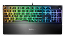 STEELSERIES Apex 3 US fekete gamer billentyűzet Iroda &eacute;s sz&aacute;m&iacute;t&aacute;stechnika - Billentyűzet / billentyűzet szett - Vezet&eacute;kes - 440304