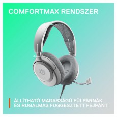 STEELSERIES Arctis Nova 1 gamer headset - Feh&eacute;r Audio-Video / Hifi / Multim&eacute;dia - F&uuml;l &eacute;s Fejhallgat&oacute;k - Fejhallgat&oacute; mikrofonnal / headset - 457493