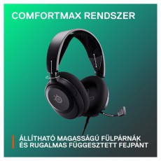 STEELSERIES Arctis Nova 1 gamer headset - Fekete Audio-Video / Hifi / Multim&eacute;dia - F&uuml;l &eacute;s Fejhallgat&oacute;k - Fejhallgat&oacute; mikrofonnal / headset - 457492
