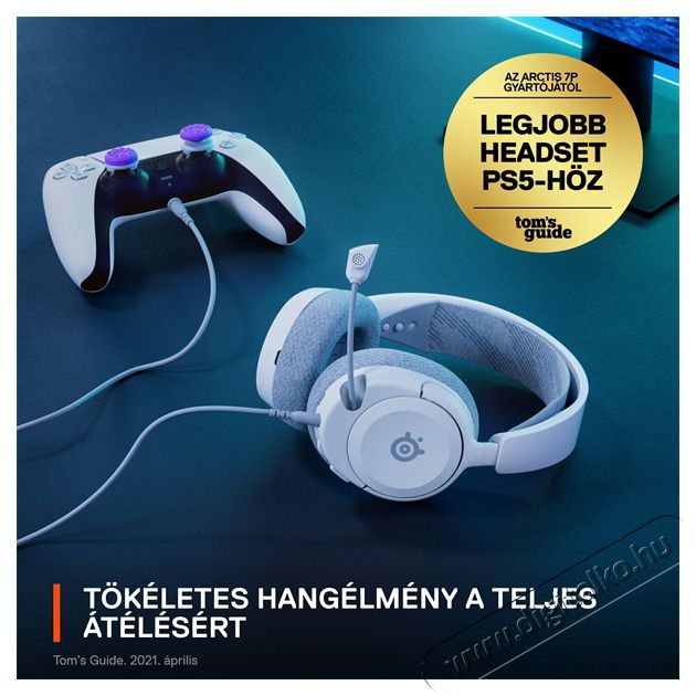 STEELSERIES Arctis Nova 1P feh&eacute;r gamer headset Audio-Video / Hifi / Multim&eacute;dia - F&uuml;l &eacute;s Fejhallgat&oacute;k - Fejhallgat&oacute; mikrofonnal / headset - 457495