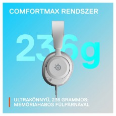 STEELSERIES Arctis Nova 1P feh&eacute;r gamer headset Audio-Video / Hifi / Multim&eacute;dia - F&uuml;l &eacute;s Fejhallgat&oacute;k - Fejhallgat&oacute; mikrofonnal / headset - 457495