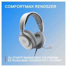 STEELSERIES Arctis Nova 1P feh&eacute;r gamer headset Audio-Video / Hifi / Multim&eacute;dia - F&uuml;l &eacute;s Fejhallgat&oacute;k - Fejhallgat&oacute; mikrofonnal / headset - 457495
