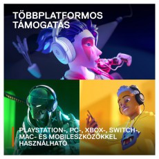 STEELSERIES Arctis Nova 1P feh&eacute;r gamer headset Audio-Video / Hifi / Multim&eacute;dia - F&uuml;l &eacute;s Fejhallgat&oacute;k - Fejhallgat&oacute; mikrofonnal / headset - 457495