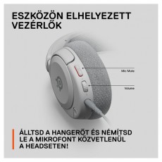STEELSERIES Arctis Nova 1P feh&eacute;r gamer headset Audio-Video / Hifi / Multim&eacute;dia - F&uuml;l &eacute;s Fejhallgat&oacute;k - Fejhallgat&oacute; mikrofonnal / headset - 457495