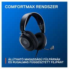 STEELSERIES Arctis Nova 1P fekete gamer headset Audio-Video / Hifi / Multim&eacute;dia - F&uuml;l &eacute;s Fejhallgat&oacute;k - Fejhallgat&oacute; mikrofonnal / headset - 457494
