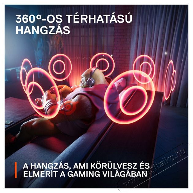 STEELSERIES Arctis Nova 7 vezet&eacute;k n&eacute;lk&uuml;li fekete gamer headset Audio-Video / Hifi / Multim&eacute;dia - F&uuml;l &eacute;s Fejhallgat&oacute;k - Fejhallgat&oacute; mikrofonnal / headset - 457497