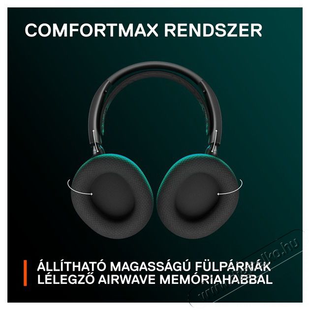 STEELSERIES Arctis Nova 7 vezet&eacute;k n&eacute;lk&uuml;li fekete gamer headset Audio-Video / Hifi / Multim&eacute;dia - F&uuml;l &eacute;s Fejhallgat&oacute;k - Fejhallgat&oacute; mikrofonnal / headset - 457497