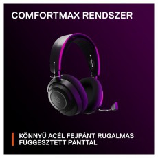 STEELSERIES Arctis Nova 7 vezet&eacute;k n&eacute;lk&uuml;li fekete gamer headset Audio-Video / Hifi / Multim&eacute;dia - F&uuml;l &eacute;s Fejhallgat&oacute;k - Fejhallgat&oacute; mikrofonnal / headset - 457497