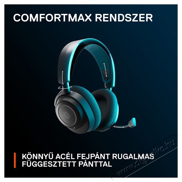 STEELSERIES Arctis Nova 7P vezet&eacute;k n&eacute;lk&uuml;li k&eacute;k-fekete gamer headset Audio-Video / Hifi / Multim&eacute;dia - F&uuml;l &eacute;s Fejhallgat&oacute;k - Fejhallgat&oacute; mikrofonnal / headset - 457498