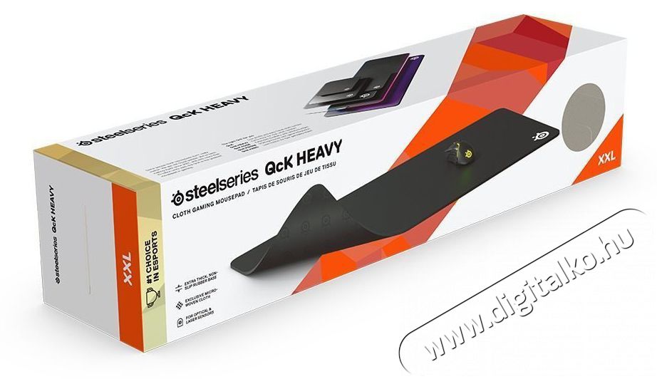 STEELSERIES QCK Heavy XXL gamer eg&eacute;rpad Iroda &eacute;s sz&aacute;m&iacute;t&aacute;stechnika - Eg&eacute;r - Eg&eacute;rpad - 440575