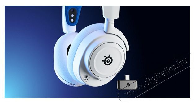 STEELSERIES Arctis Nova 7P vezet&eacute;k n&eacute;lk&uuml;li feh&eacute;r gamer headset Audio-Video / Hifi / Multim&eacute;dia - F&uuml;l &eacute;s Fejhallgat&oacute;k - Fejhallgat&oacute; - 497157