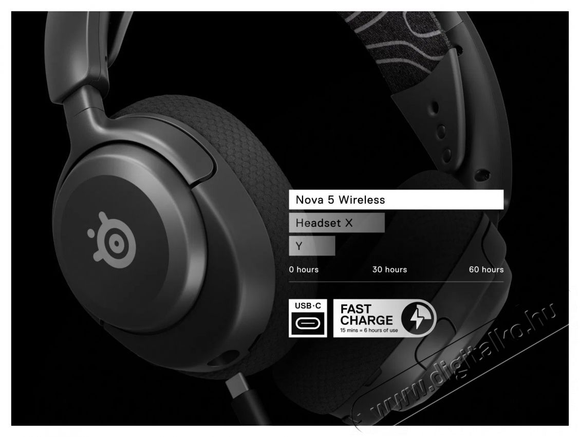 STEELSERIES Arctis Nova 5 Audio-Video / Hifi / Multim&eacute;dia - F&uuml;l &eacute;s Fejhallgat&oacute;k - Fejhallgat&oacute; mikrofonnal / headset - 503432