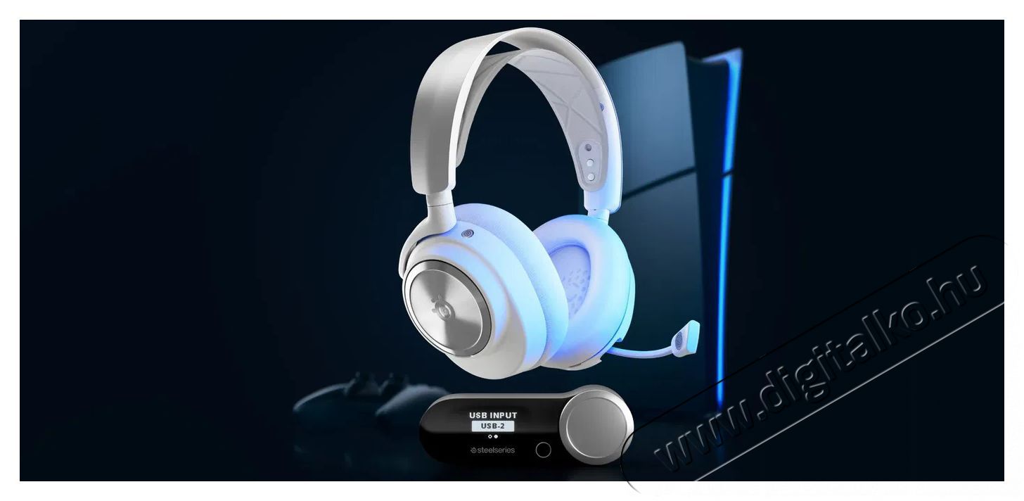 STEELSERIES Arctis Nova Pro WL P White Audio-Video / Hifi / Multim&eacute;dia - F&uuml;l &eacute;s Fejhallgat&oacute;k - Fejhallgat&oacute; - 510296