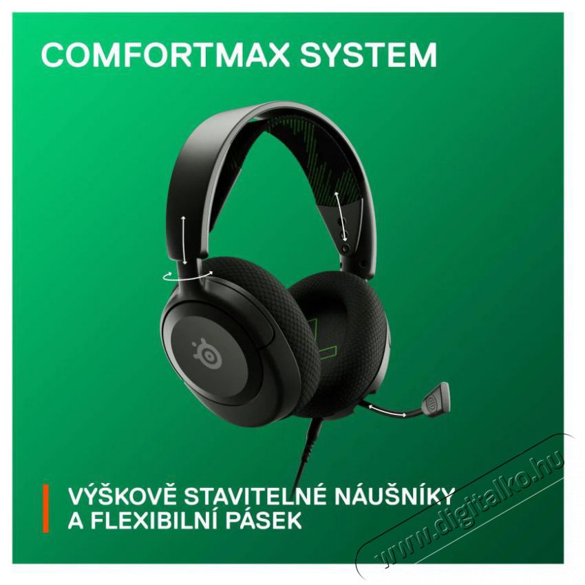 STEELSERIES Arctis Nova 1X Audio-Video / Hifi / Multim&eacute;dia - F&uuml;l &eacute;s Fejhallgat&oacute;k - Fejhallgat&oacute; - 510294